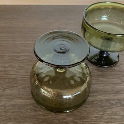 画像10: 翁再生硝子工房　ユキミチャン　透明／黒