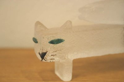 画像3: 盛國泉　魚をおぶったネコ　小