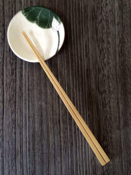 画像1: 中川木工芸比良工房　白竹箸 (1)