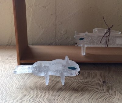 画像3: 盛國泉　ガラスのネコ　小