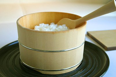 画像1: 中川木工芸比良工房　椹おひつ六寸五分（約４合）