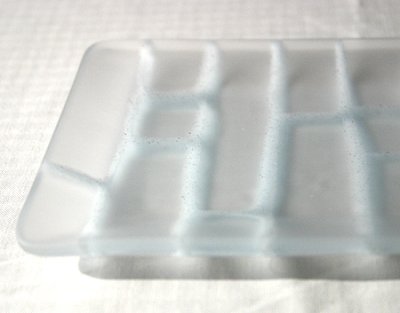 画像1: サブロウ　角皿小　水色